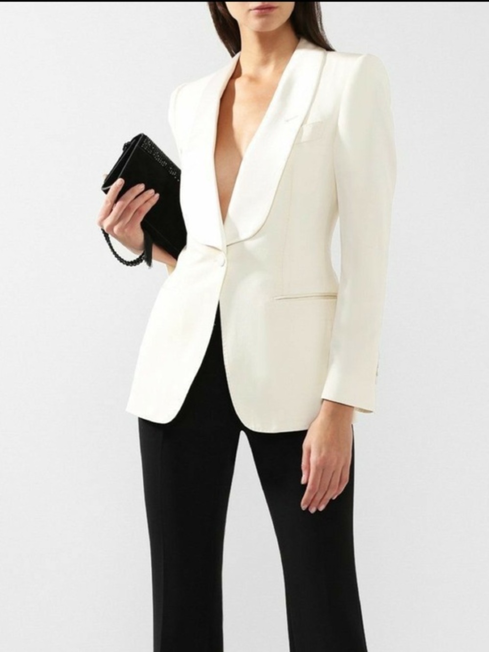 Zara Women's Elegant White Suit Jacket Size XS